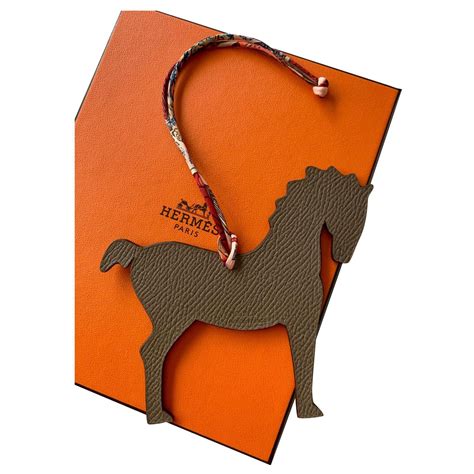 hermes budy charm|hermes leather horse bag charm.